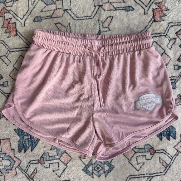 Alphalete Pants - Alphalete Athletics Pink Mesh Shorts - size Small